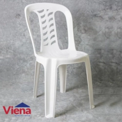 Silla Plastica Garden Life Bristo Blanca