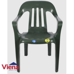 Sillon Plastico VOSS2000 Fiesta Verde Con Rejilla