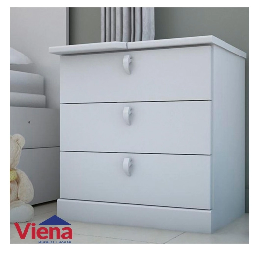 Mesa de Luz Ricchezze Laurina Blanca con Kit
