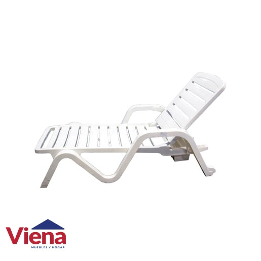 Reposera Plastica G.Life Toronto Blanca