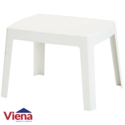 Mesa Plastica Auxiliar VOSS2000 Bahamas Blanca