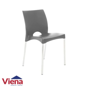 Silla Garden Life Boston Gris Patas de Ca&ntilde;o FR5391