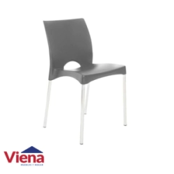 Silla Garden Life Boston Gris Patas de Ca�o FR5391