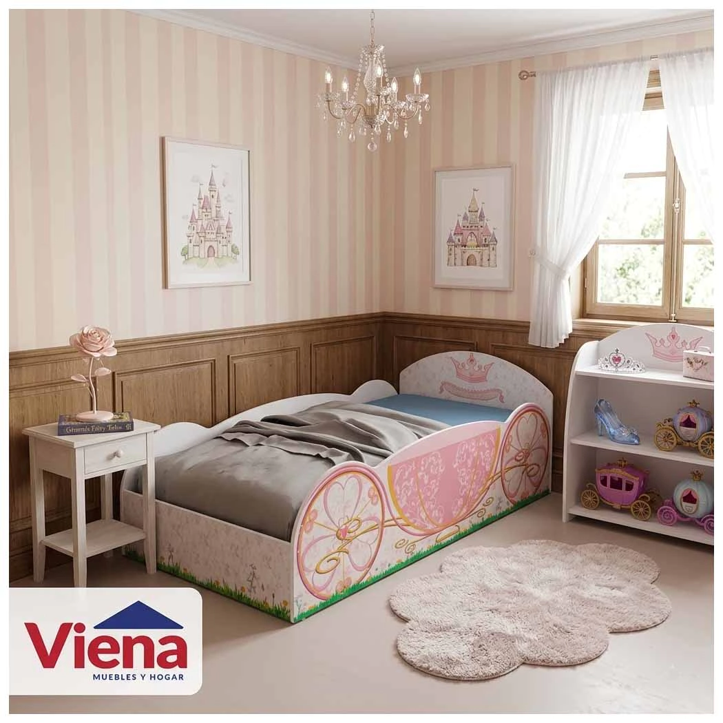 Cama Gacela Auto Carroza Para Colchon 90, 804/9