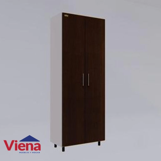 Escobero EMC 3 Estantes Ptas Blancas/Wengue Esco182