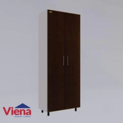 Escobero EMC 3 Estantes Ptas Blancas/Wengue Esco182
