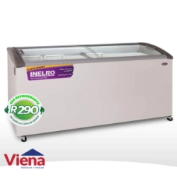 FREEZER EXHIBIDOR INELRO FIH-550PI TAPA VIDRIO INCLIN.