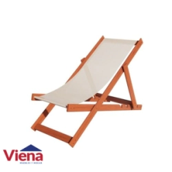 Reposera EMC Madera Con Cover 4 Posiciones
