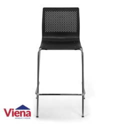 Taburete Portantino Anana, Respaldo alto ca�o Cromado