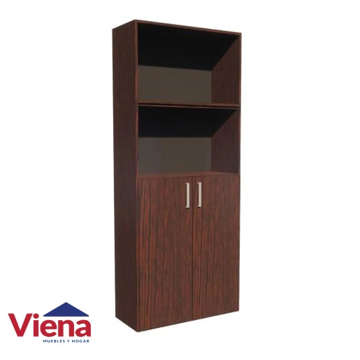 Biblioteca EMC 5 Estantes 1/2Pta Wengue BB2P08