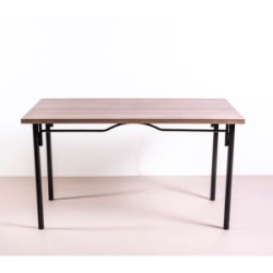 Mesa Melamina 140 x 85 Base 50 x50 Rina Gris
