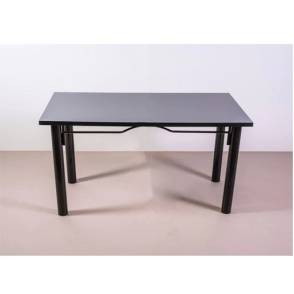 Mesa Laminada Rect. 150 x 80 Ca&ntilde;o 3" Gris .Rina