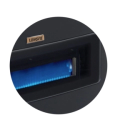 Calefactor Longvie 3000 E3BKV 1 Mano Grafito Con Visor