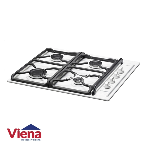 Anafe Longvie A-6600-BF Blanco Rejas Fundici�n