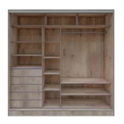 Placard EMC 2 Puertas Corredizas A-220 Baltico GPC22NA