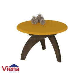 Mesa Centro Bulk Jade Amarillo Con Canela 11290