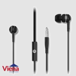 Auricular Motorola   EBUDS-105SBLA-P Con Cable Negro
