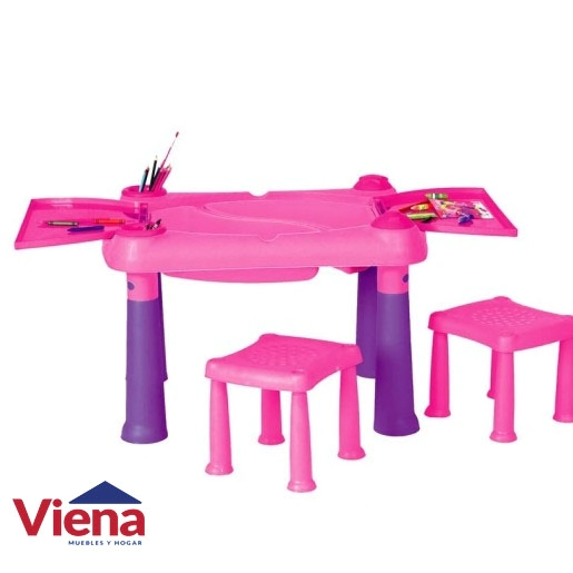 Mesa Didatica Con Banquito Girl 4188