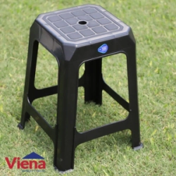 Banquito Apilable Titan Negro Voss 2000