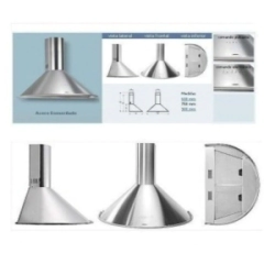 Campana Ecoclima Cefiro Semicircular 600M Plus, Inoxidable I14116I