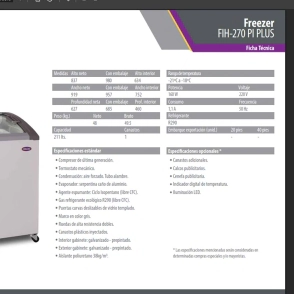 Exhibidora Horizontal Inelro FIH-270-PI Plus