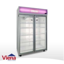 Exhibidora Inelro Vertical 2 Puertas Con Cenefa 980LT MT-980