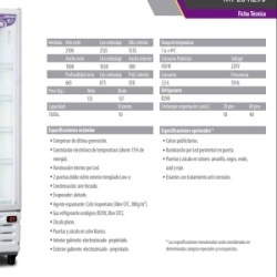 Exhibidora Inelro Vertical MT-26 2 Puertas Sin Cenefa 756 Lts