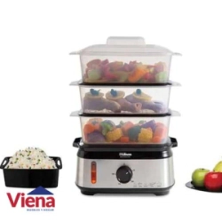 Vaporera Liliana AV925 Naturalch  3 Recipiente Acero