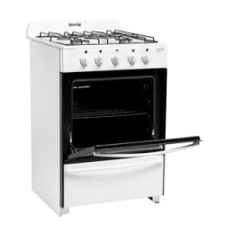 Cocina Escorial Master Classic Blanca 4 Hornallas Gas Envasado