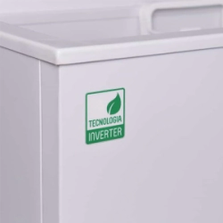 Freezer Inelro FIH-130P A+ 1 Canasto 135 Lts.PLATA