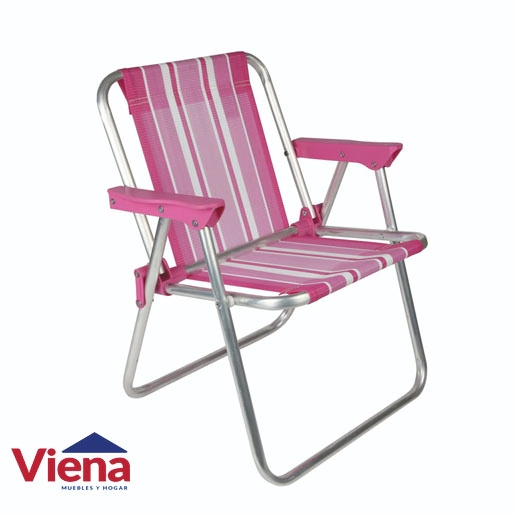 Sillon Intantil Alto Aluminio Rosa Laury 15183