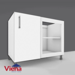 Bajo Mesada Ricchezze 98 cm.  Rinc�n Lugano Bco Cto PVC