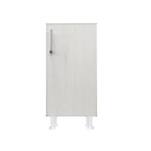 Bajo Mesada Ricchezze 40 cm.  Lugano Roble Bco Cto Alum