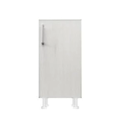 Bajo Mesada Ricchezze 40 cm.  Lugano Roble Bco Cto Alum