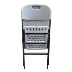 Silla Plegable Delos PCA30 Plastico Con Estructura de Acero x 4