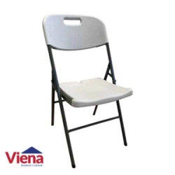 Silla Plegable Delos PCA30 Plastico Con Estructura de Acero x 4