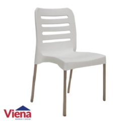 Silla Plastica Ambar Sit Blanca Pata Pintada 330