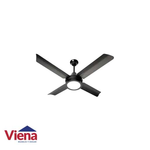 Ventilador Techo Severbon 030132 Acero Negro VT 420 Luz Led 