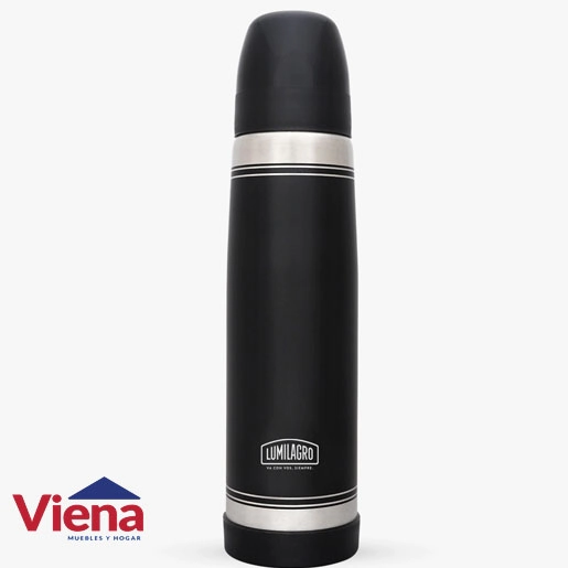 Termo Acero Inoxidable Lumilagro  Negro 07376N