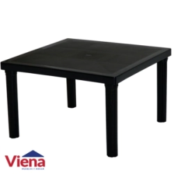 Mesa Plastica Cuadrada Bari 0.75 VOSS2000 Negra