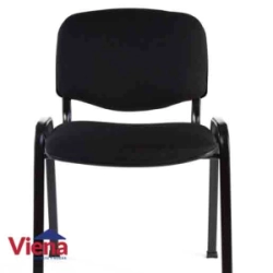 Silla OF Portantino AP40 Apilables Sin Apoyabrazos Negra