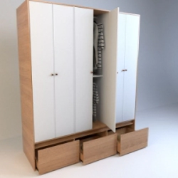 Placard Table's 6008-EV Abrir 1.80 6 Puertas 7 Cajones Olmo Everest