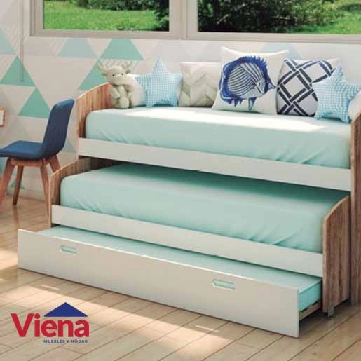 Cama Nido Doble Nordic La Esperanza Con Carro N65