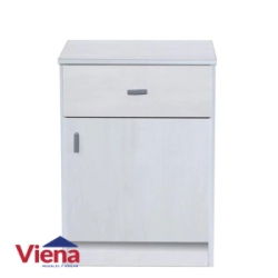Mesa de Luz Ricchezze Pluspack 1Cajon 1Puerta 3-53-083-29 Nevada
