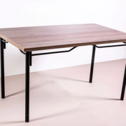 Mesa Laminada 120 x 75 Rina 1. 1/2 Negro