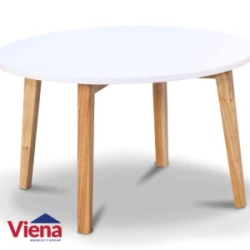 Mesa Living Caon Sara Blanco Paraiso
