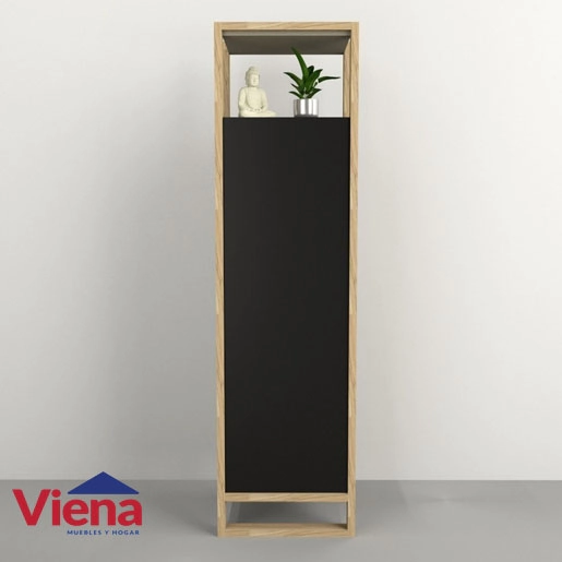 Columna Table's 4206CON Olmo F / Negro 48 x 173 1 Puerta