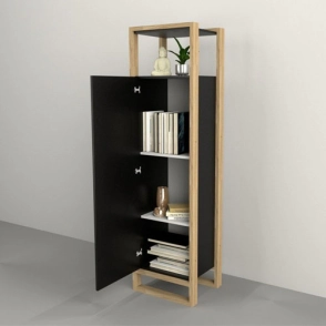 Columna Table's 4206CON Olmo F / Negro 48 x 173 1 Puerta