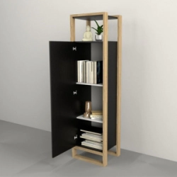 Columna Table's 4206CON Olmo F / Negro 48 x 173 1 Puerta