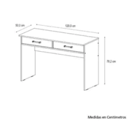 Escritorio Ricchezze Mesina 120CM Blanco